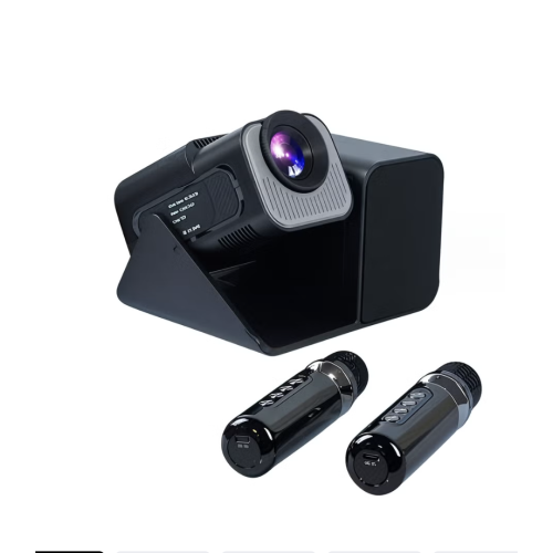 Smartbarry HT36 4K High-definition Manual Focusing 5G Dual Band Speed,HD Input 4000mAh Battery Capacity WiFi Bluetooth Projector Android 11.0 Home Theater, Movies,Video Gaming, Office Work Meetings Projector